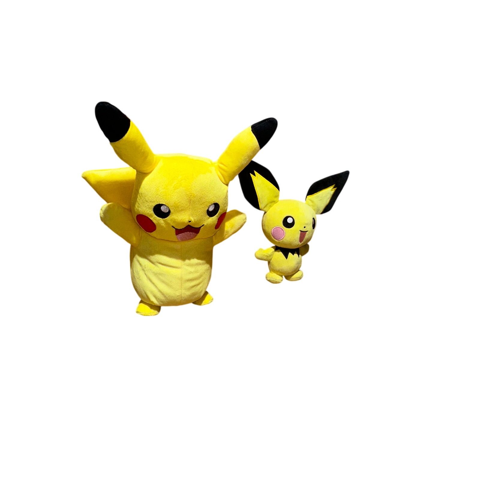 Pokemon Pikachu X Pichu Plush ToysOne Moves With Batteries 15”tall Size ONE SIZE - 5 Thumbnail