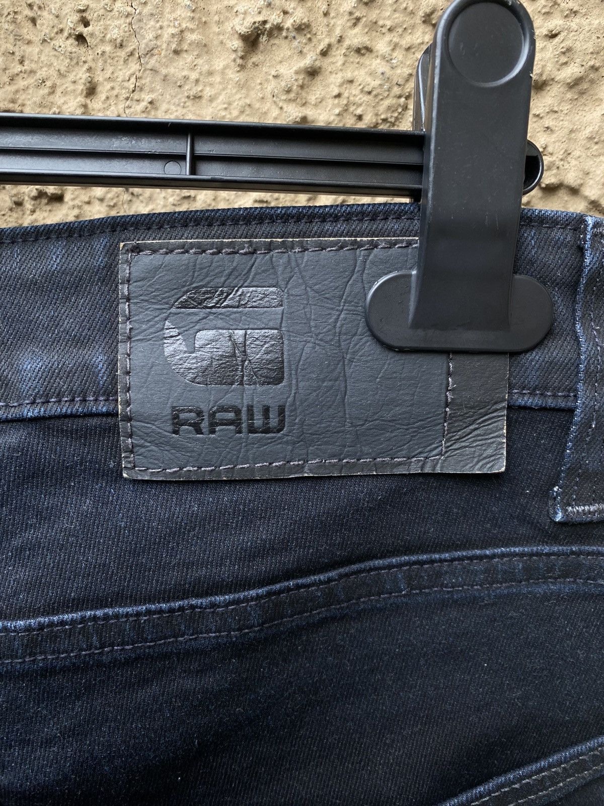 G-Star G Star Raw Revend Super Slim Waxed Denim Jeans Pants 32/32 Size US 32 / EU 48 - 6 Thumbnail