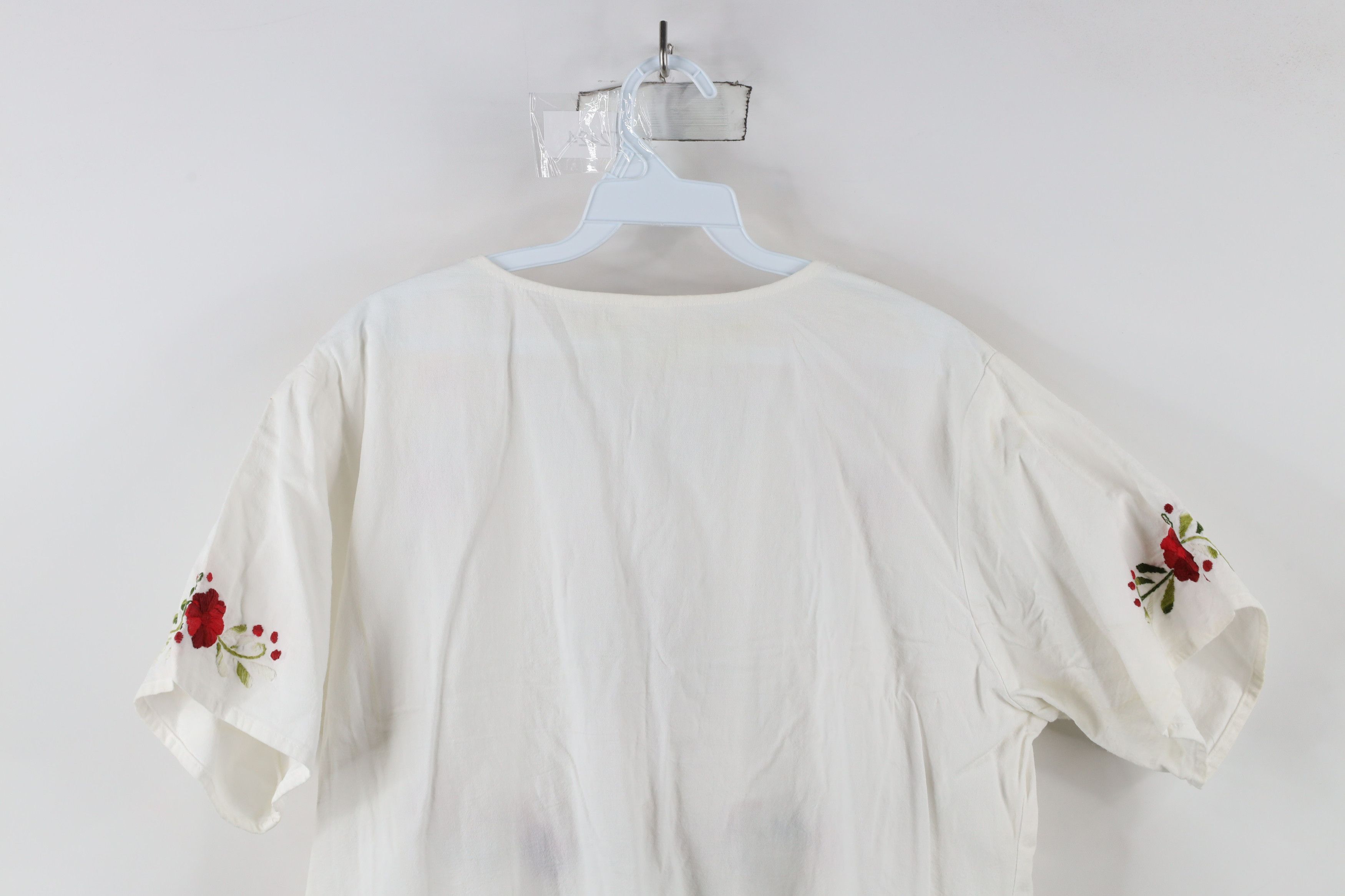 Vintage Vintage 70s Streetwear Embroidered Flower Boho Chic Shirt Size L / US 10 / IT 46 - 12 Thumbnail