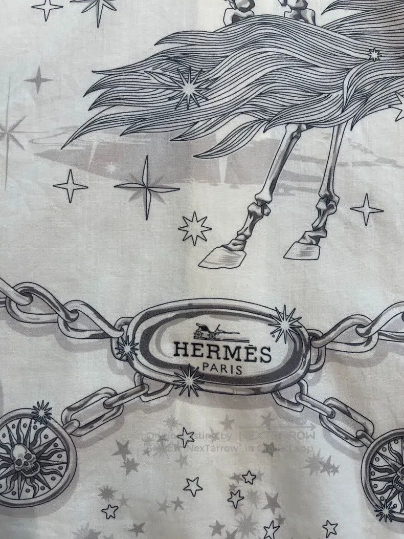 Hermes Hermes size 41 Runway Full Back Skull Knight Shirt Size US XXS / EU 40 - 6 Thumbnail
