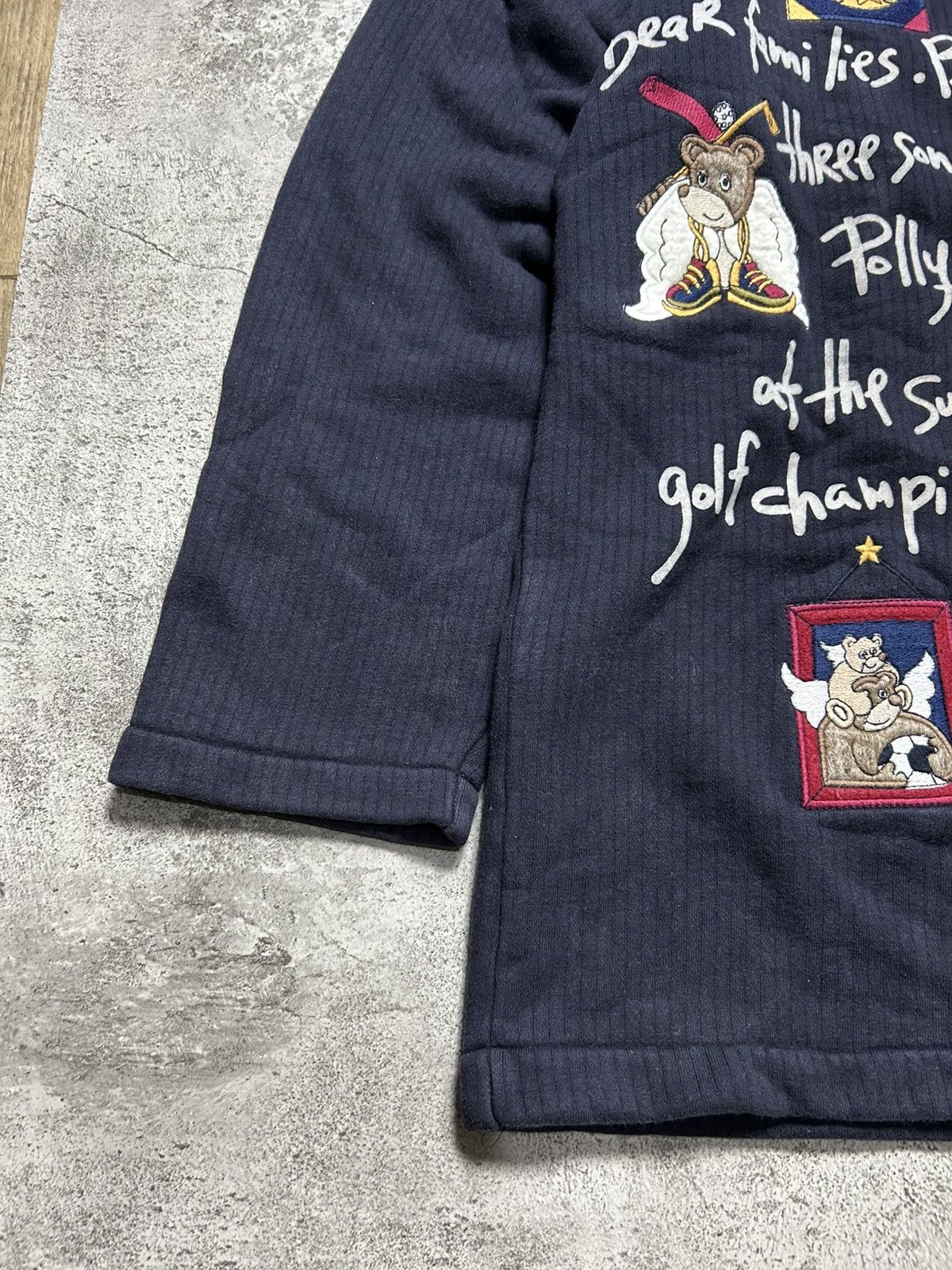 Jean Charles De Castelbajac Jean Charles De Castelbajac Sport Bear Embroidery Hoodie Size US XL / EU 56 / 4 - 3 Thumbnail