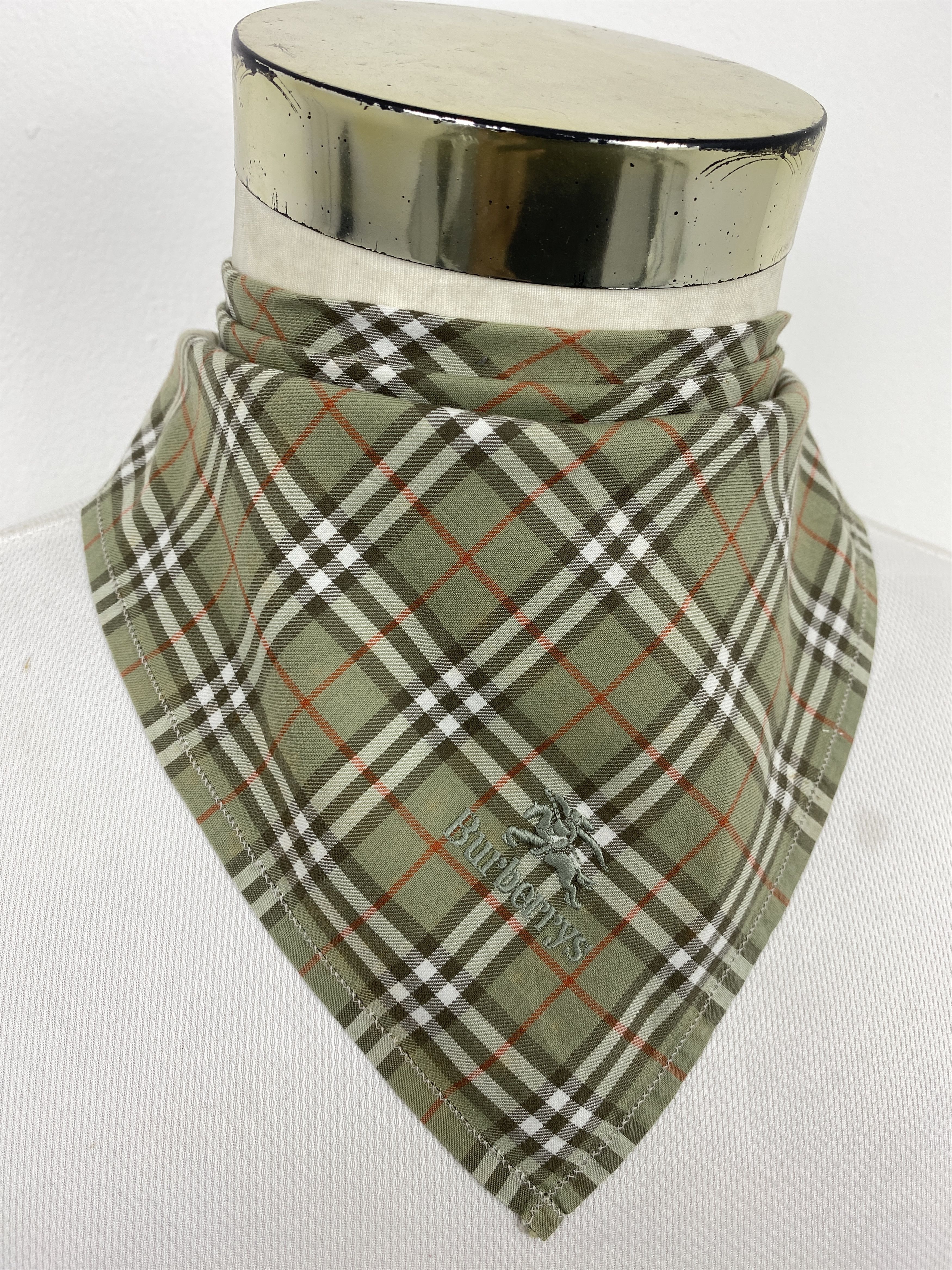 Burberry Vintage Burberry Handkerchief / Neckerchief KT0351 Size ONE SIZE - 2 Thumbnail