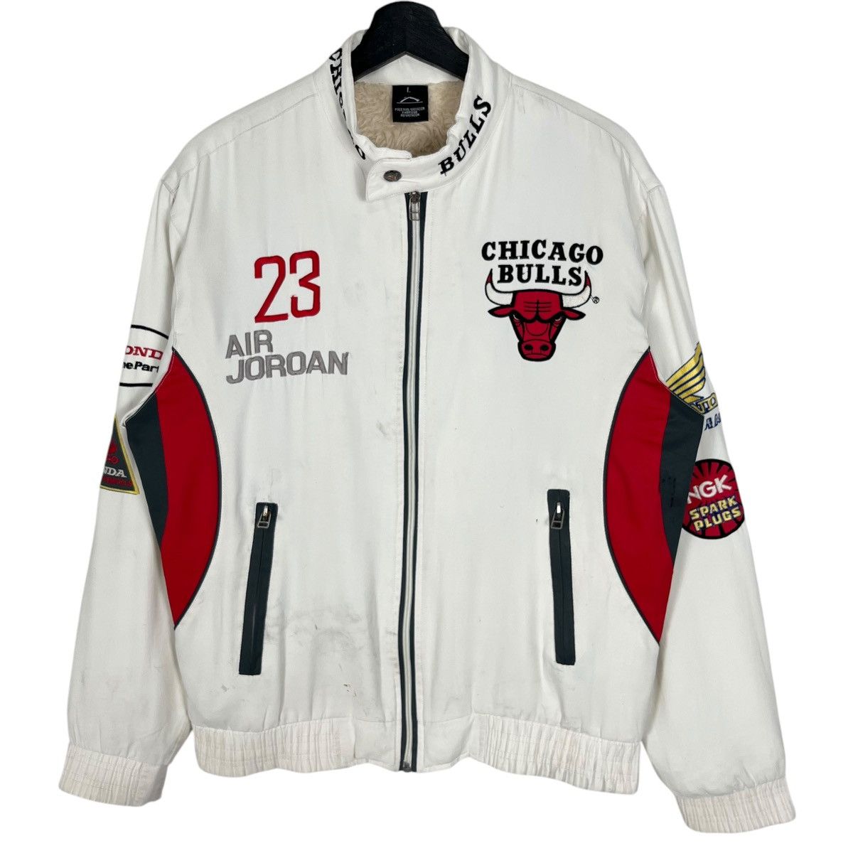 Jordan Brand × NBA Air Jordan Chicago Bulls Zipper Jacket Size US L / EU 52-54 / 3 - 1 Thumbnail