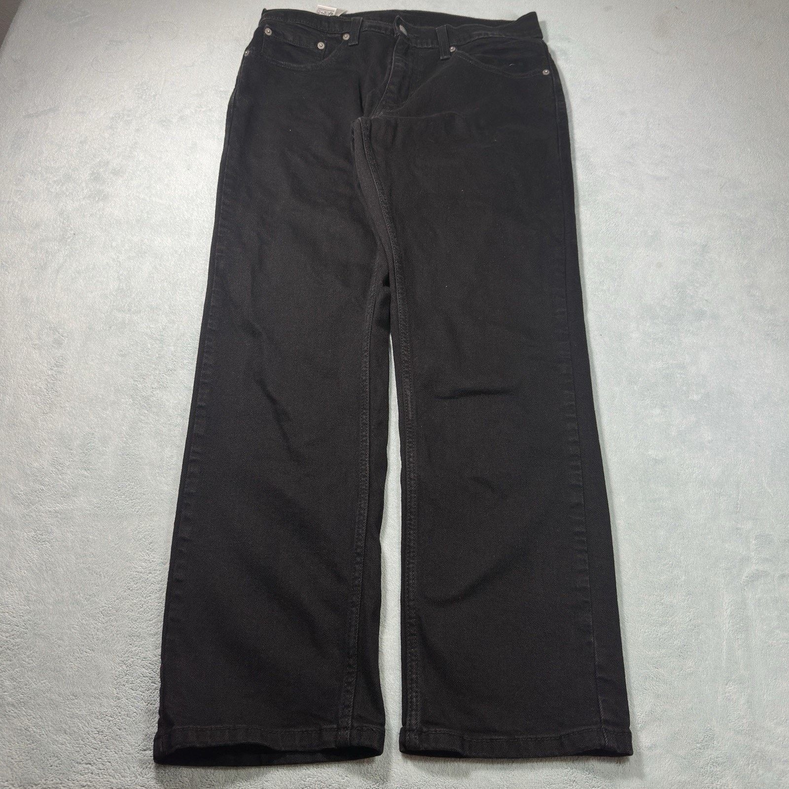 Levi's Y2K 2000s Levis 559 Jeans 32x30 Black Denim Hamilton Size US 32 / EU 48 - 3 Thumbnail