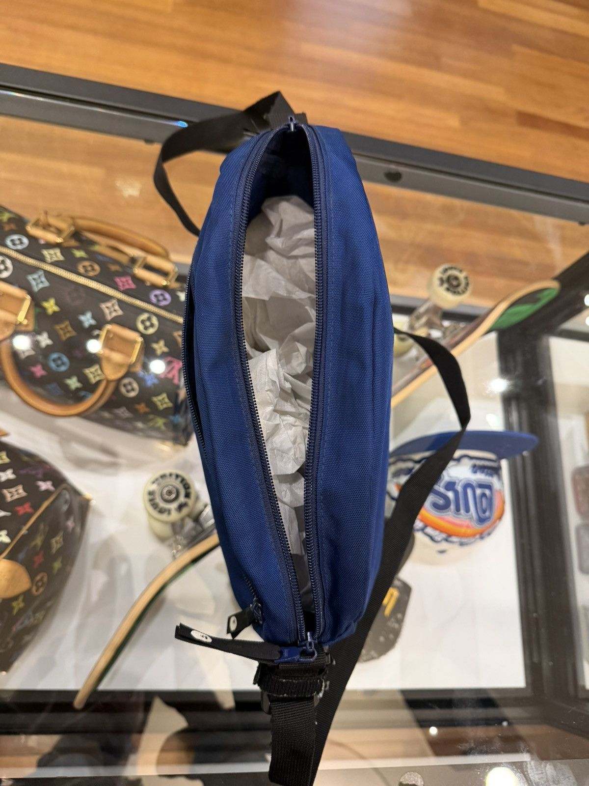 Bape BAPE Go Skate Summer Shoulder Bag - Blue Size ONE SIZE - 7 Thumbnail