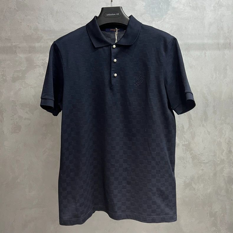 Louis Vuitton Louis Vuitton 24 black checkered embroidered logo knit sho Size US L / EU 52-54 / 3 - 1 Thumbnail
