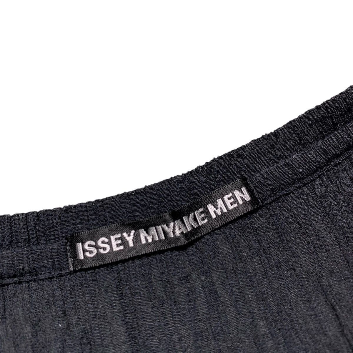 Issey Miyake Issey Miyake Men Ribbed Tshirt Black Size US L / EU 52-54 / 3 - 3 Thumbnail