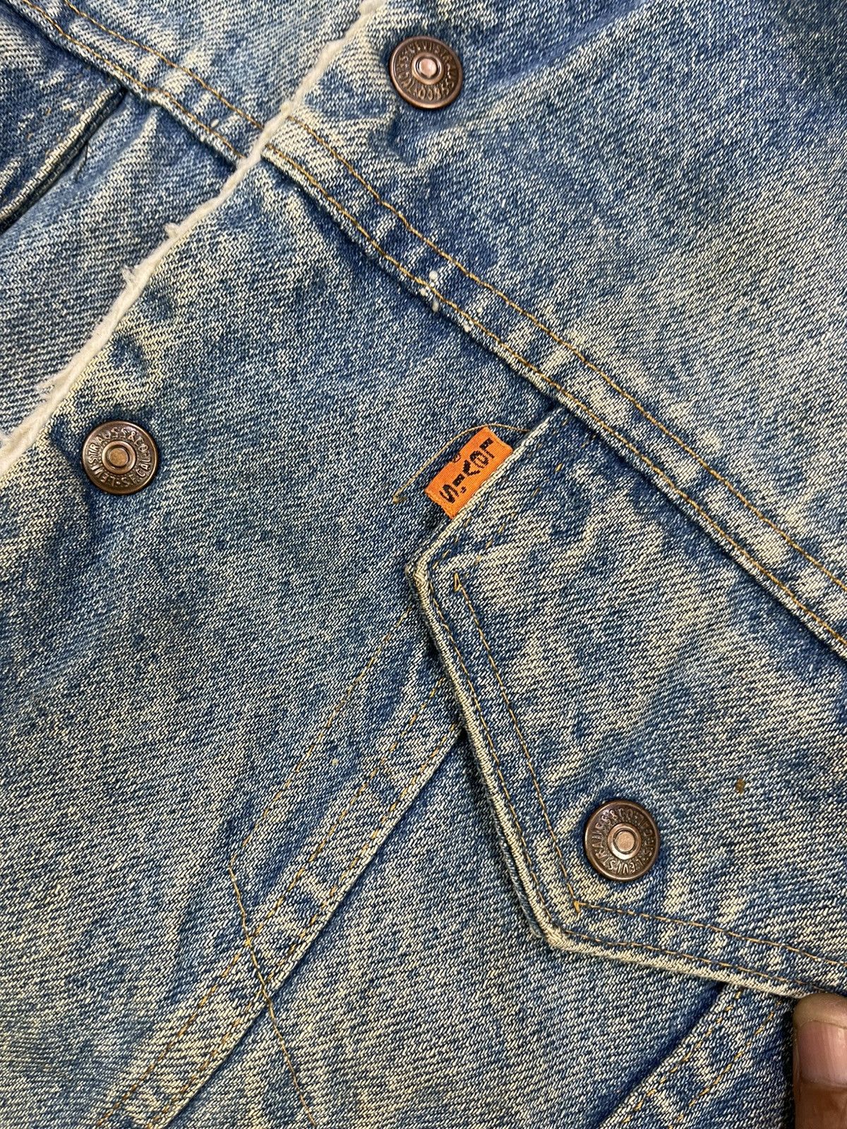 Levi's Vtg 70s Levis Sherpa Trucker Jacket Size US L / EU 52-54 / 3 - 21 Thumbnail