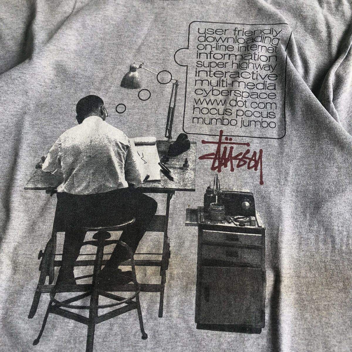 Stussy × Vintage 90's hocus pocus mumbo jumbo stussy tees Size US S / EU 44-46 / 1 - 4 Thumbnail