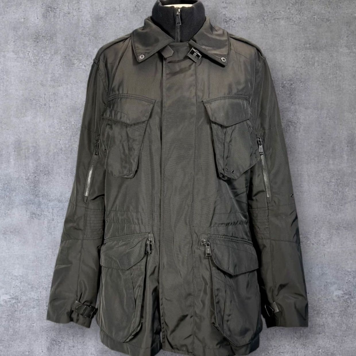 Zadig & Voltaire Ralph Lauren Black Label Mens Utility Coat Jacket Black Small Outdoor Size S / US 4 / IT 40 - 2 Thumbnail