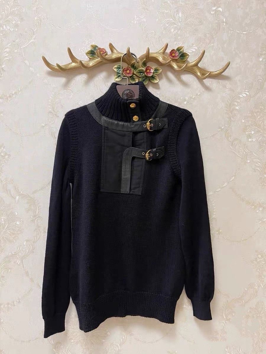 Gucci Gucci Runway Alpaca Belt-Decorated Sweater Size M / US 6-8 / IT 42-44 - 1 Thumbnail