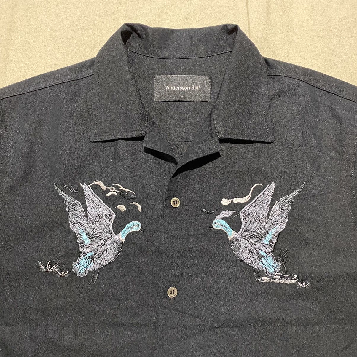 Andersson Bell Never Regret Open Collar Shirt Button Ups