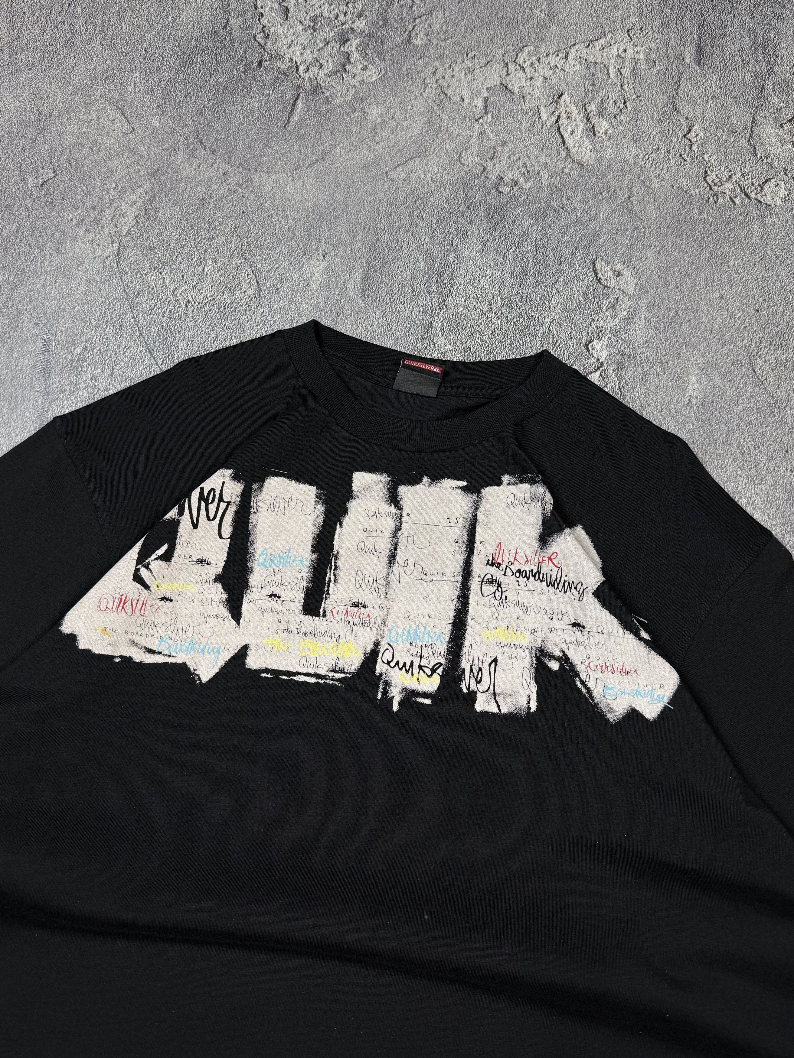 Quiksilver Y2K Quiksilver Graphic Print 2000s Surf Style Longsleeve Size US XL / EU 56 / 4 - 3 Thumbnail