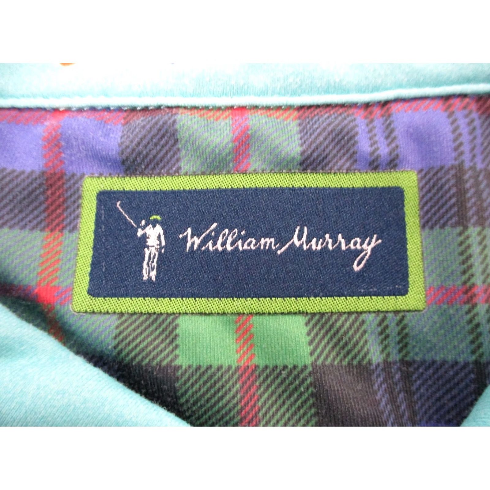 Vintage William Murray Polo Shirt Men L Performance Deep End All Over Print Shirt Size US L / EU 52-54 / 3 - 6 Thumbnail