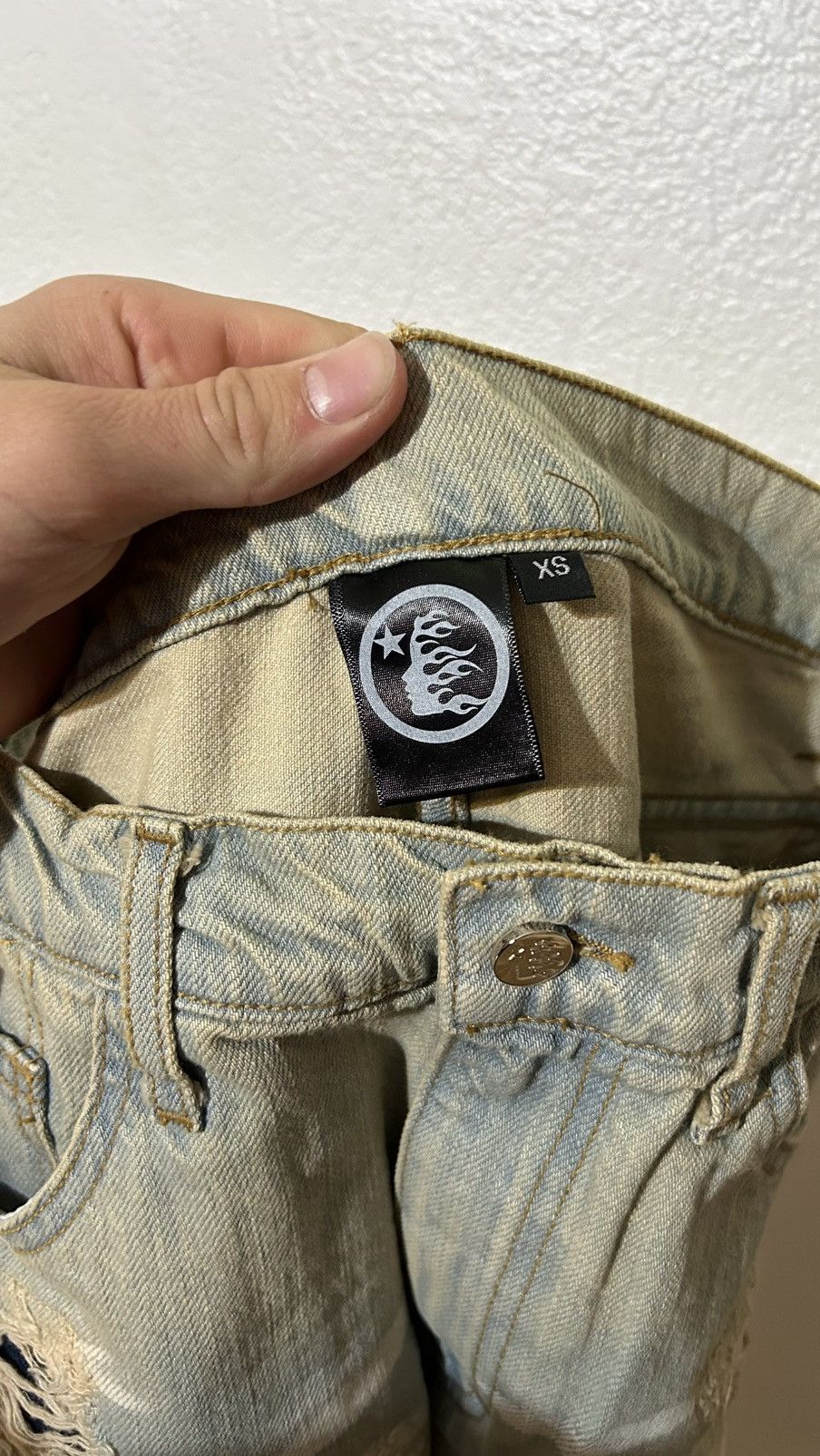 HELLSTAR Hellstar Denim Jean Shorts Size US 28 / EU 44 - 10 Thumbnail