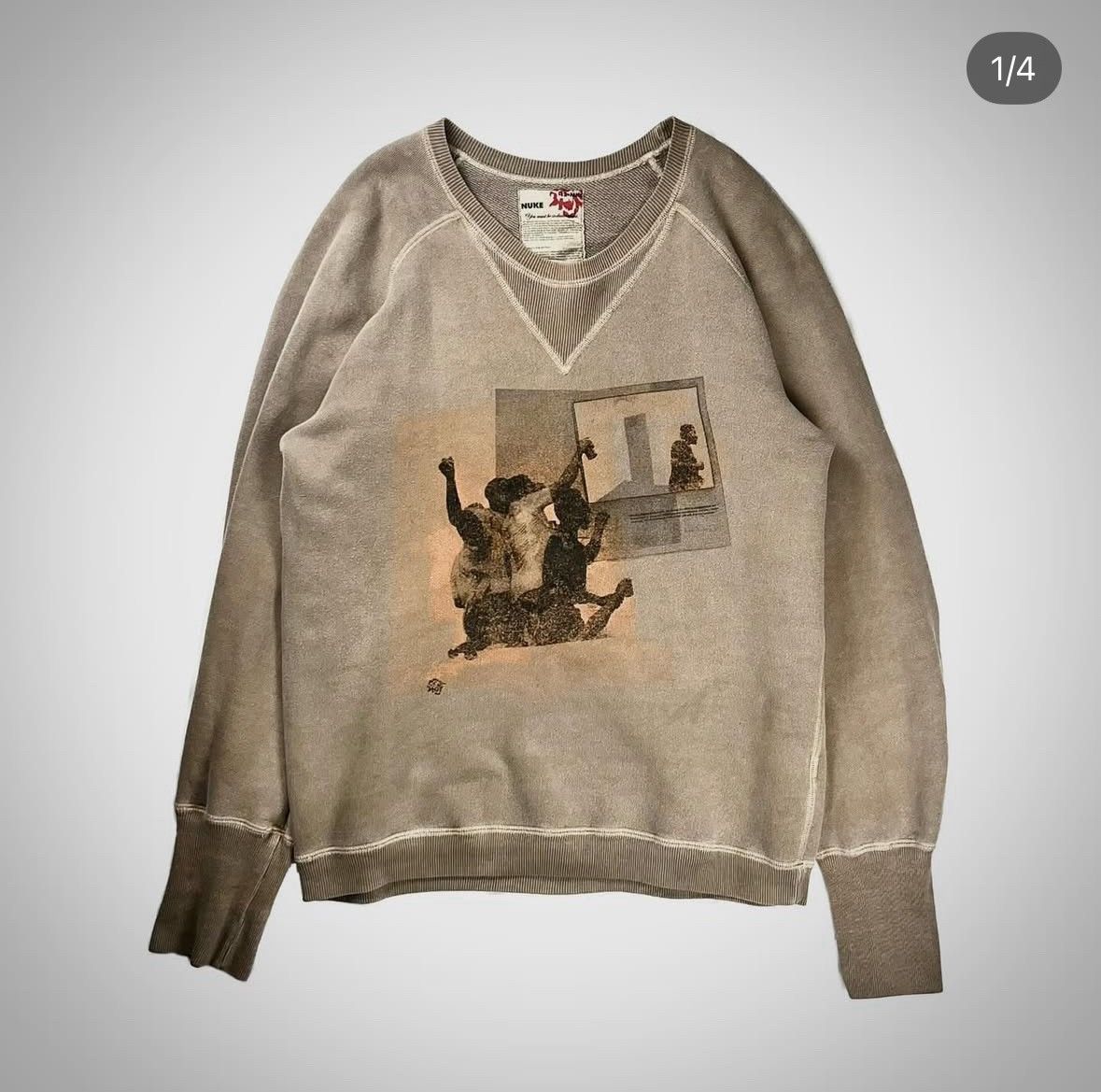 Julius Nuke AW02 reversible graphic sweater Size US L / EU 52-54 / 3 - 1 Thumbnail