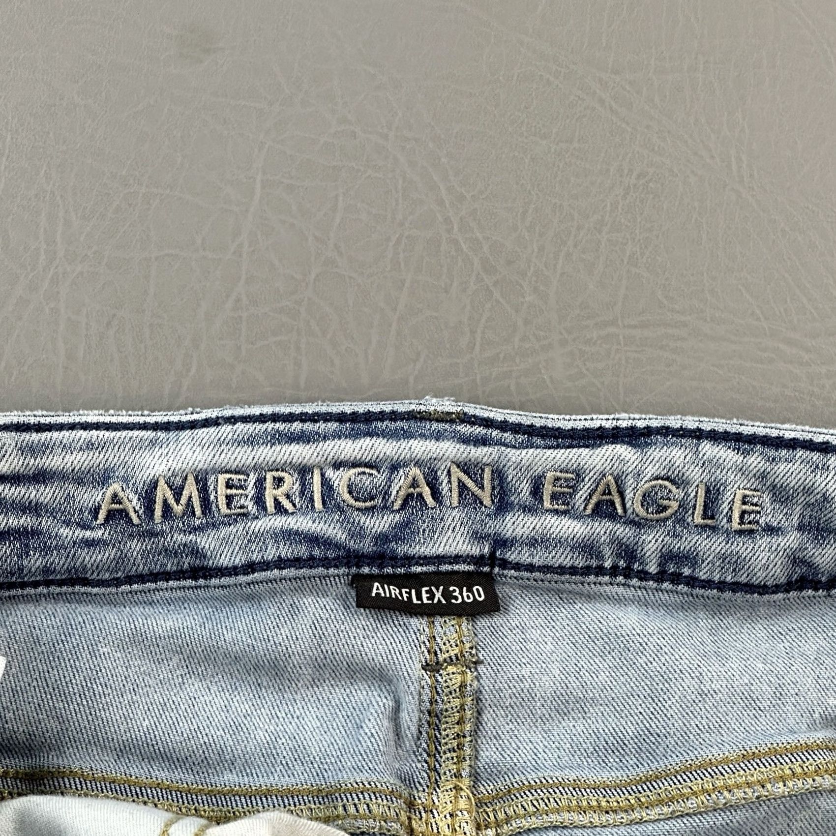 American Eagle Outfitters American Eagle Outfitters Jeans Mens 30x32 30x31 Distressed Skinny AirFlex Stretch Casual Jeans Size US 30 / EU 46 - 7 Thumbnail