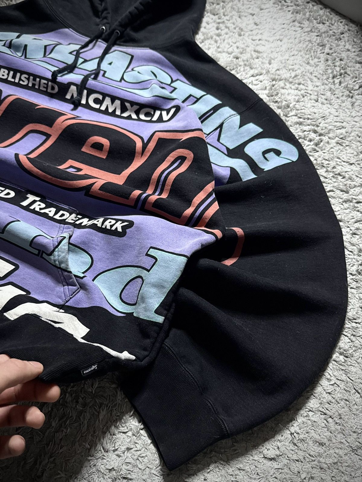 Supreme Supreme Everlasting Hoodie Rare Big Logo Vintage 00s Retro Size US XL / EU 56 / 4 - 5 Thumbnail