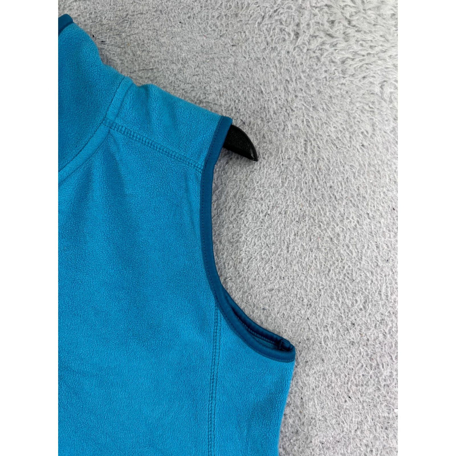 Old Navy VINTAGE Old Navy Vest Womens Small Blue Full Zip Polyester Fleece Full Zip Mock Neck Size S / US 4 / IT 40 - 6 Thumbnail