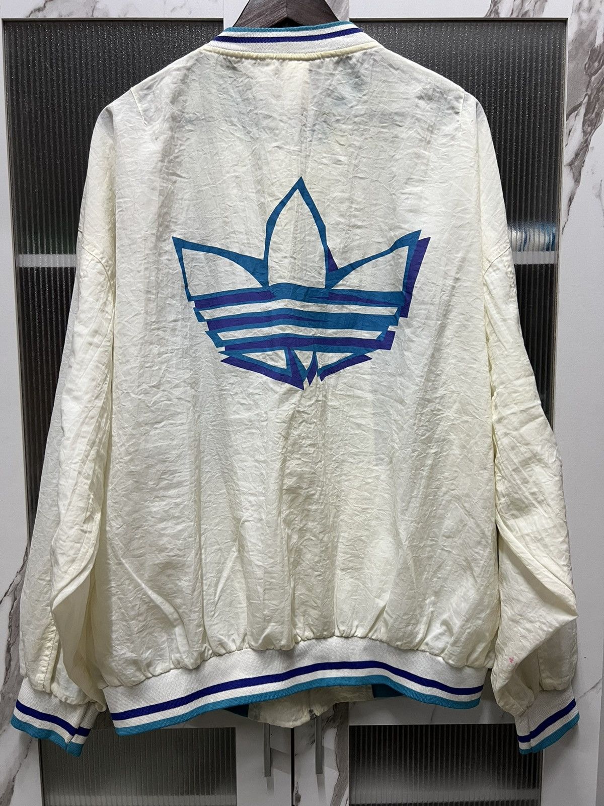 Adidas Vintage Adidas Trefoil Size US XL / EU 56 / 4 - 1 Thumbnail