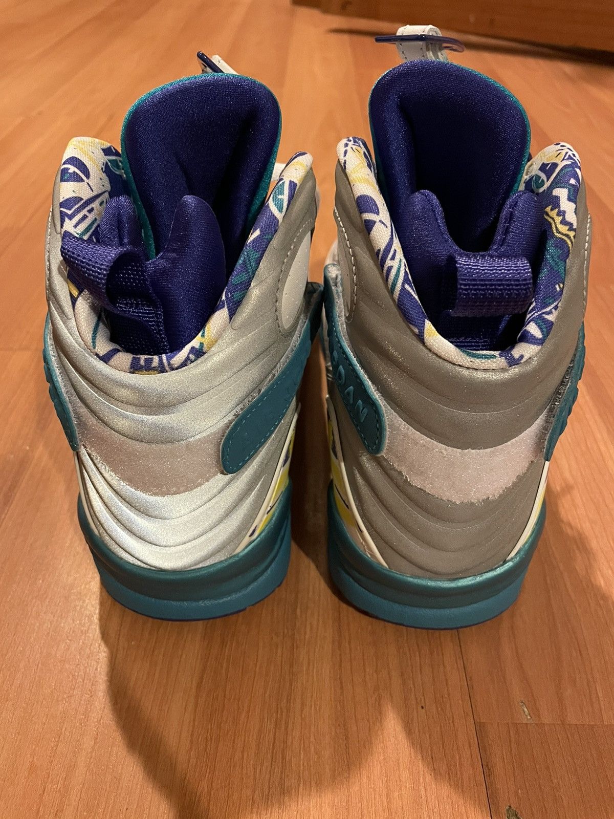Jordan Brand Jordan 8 Lady Aqua Size US 7.5 / EU 40-41 - 6 Thumbnail