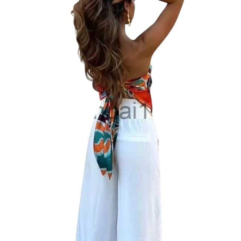 Other Commense Off Shoulder Asymmetric Print Bandana Crop Top Size M / US 6-8 / IT 42-44 - 5 Thumbnail