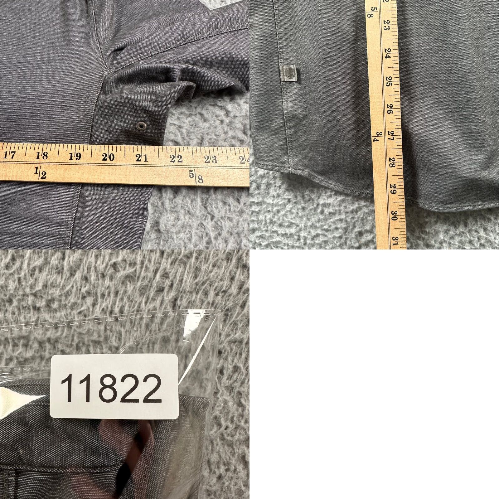 Lululemon Lululemon Men's Commission Casual Button-Down Shirt Gray Size L Performance Size US L / EU 52-54 / 3 - 8 Thumbnail