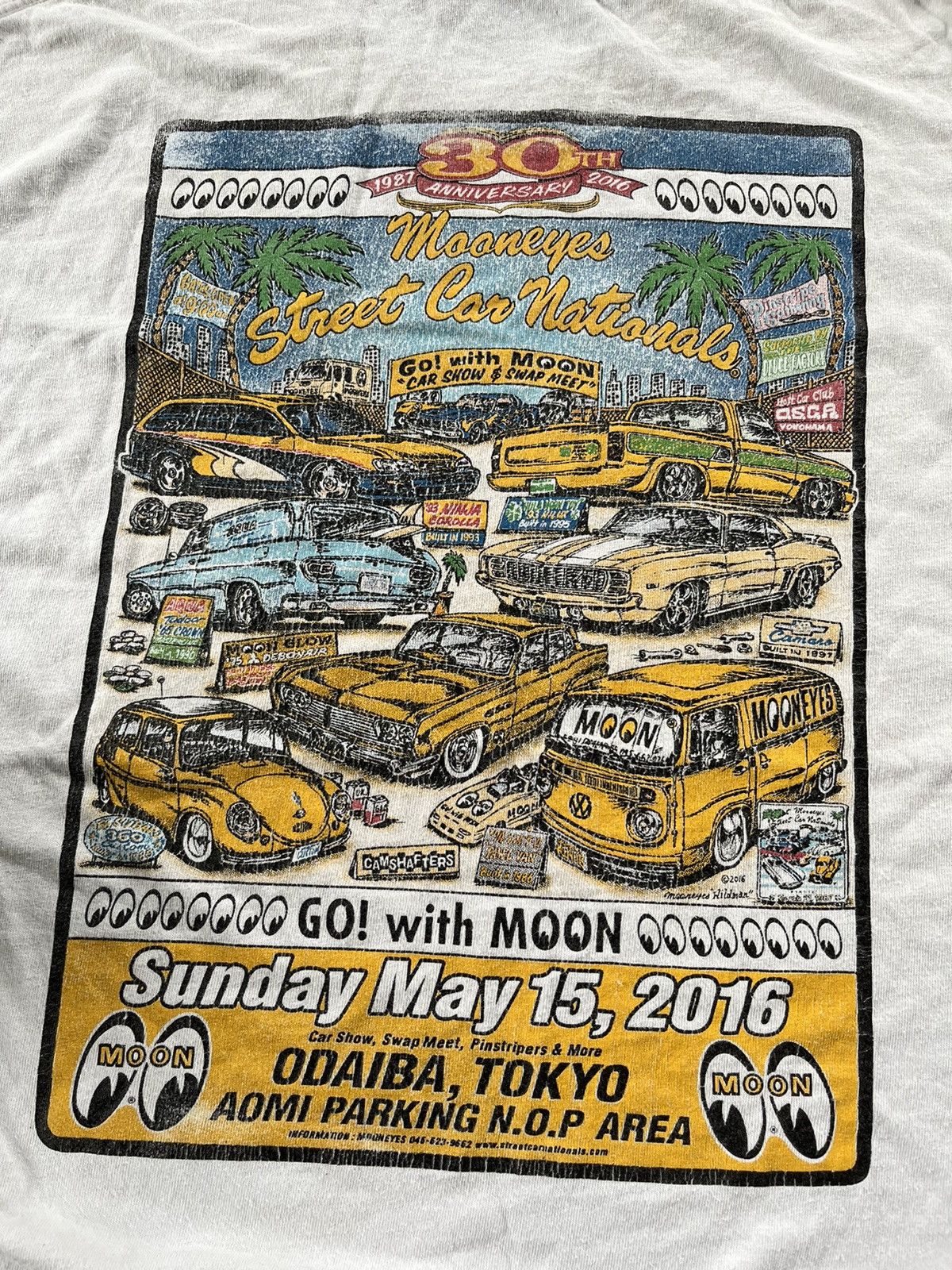 Gildan × Vintage ⚡️Vintage Mooneyes 30 Anniversary Campout Classic Logo Tee Size US L / EU 52-54 / 3 - 7 Thumbnail