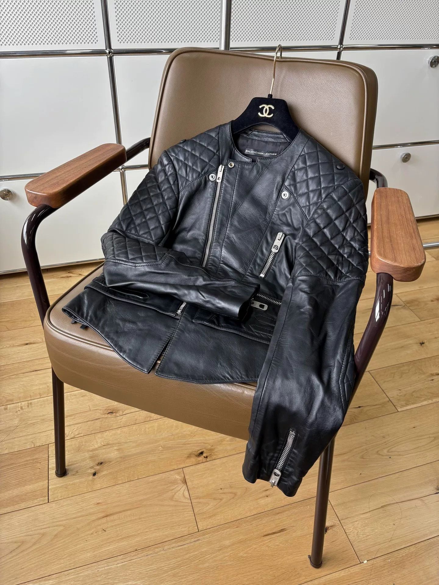 Balenciaga Balenciaga Quilted Leather Biker Jacket Size XS / US 0-2 / IT 36-38 - 3 Thumbnail
