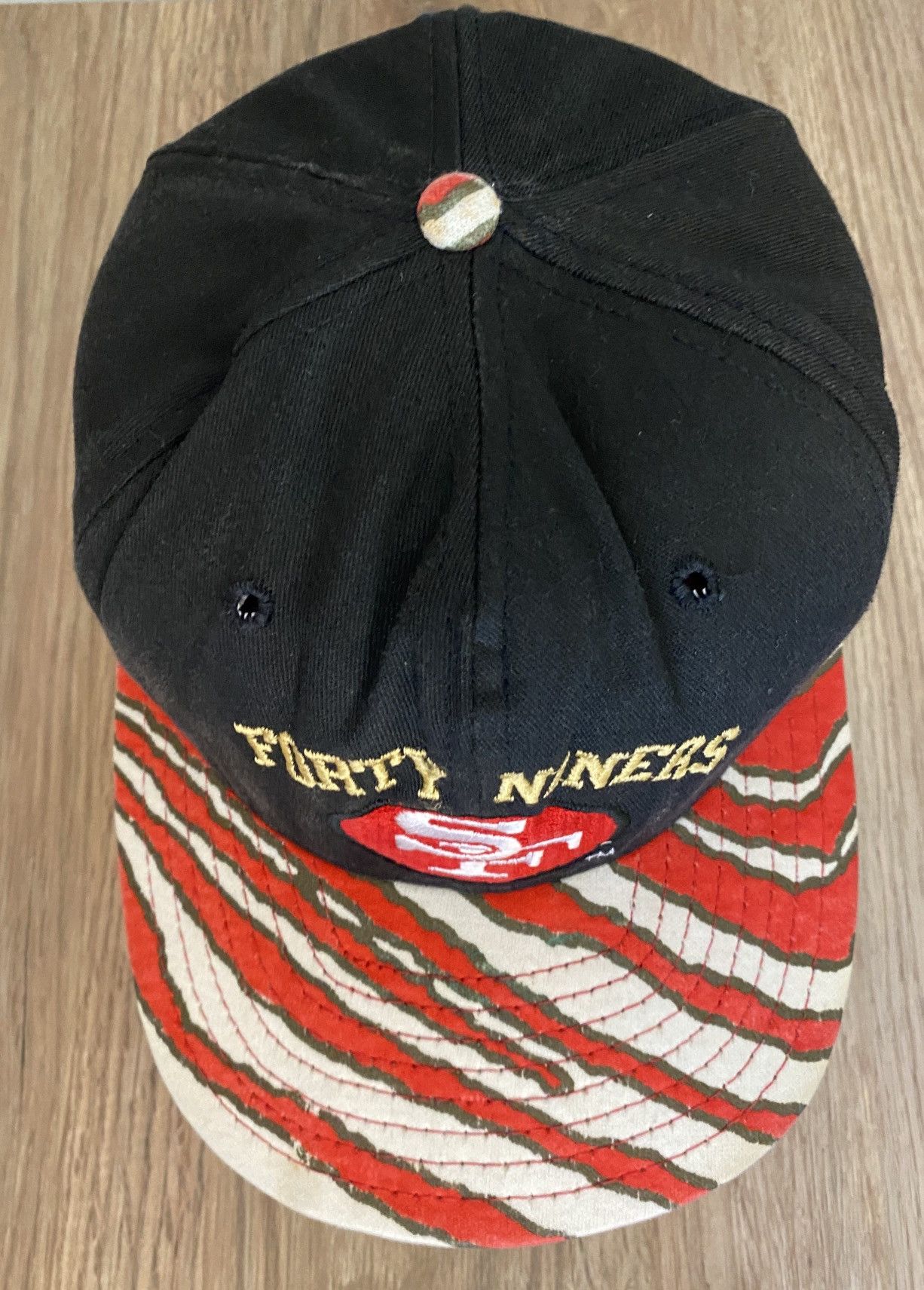 NFL × Vintage × Zubaz Vintage 90’s San Francisco 49ers Zubaz Pro Line Snap Back Size ONE SIZE - 6 Thumbnail