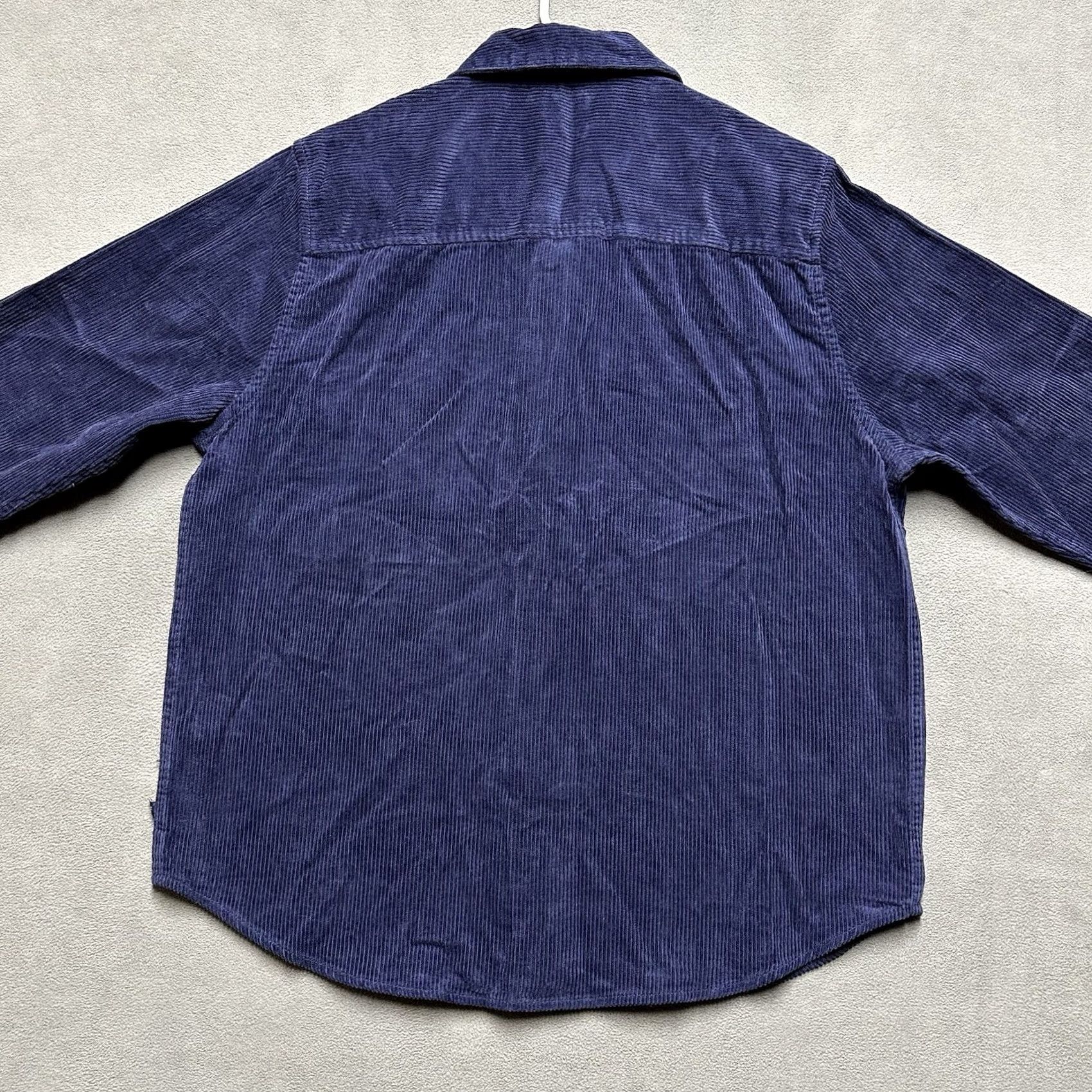 Gap GAP Shirt Mens Medium Navy Blue Corduroy Button Up Long Sleeve NWT Size US M / EU 48-50 / 2 - 2 Thumbnail