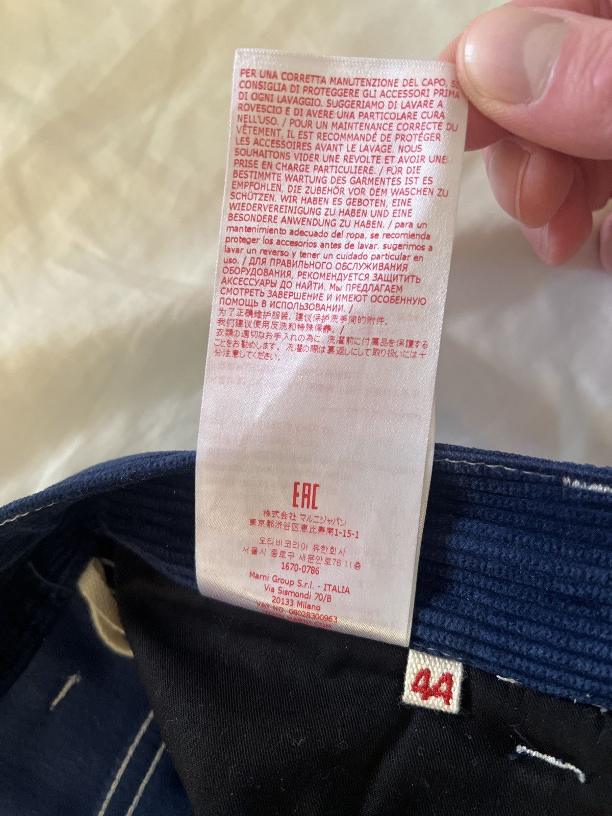 Marni Marni royal blue wide wale cords size 44 Size US 28 / EU 44 - 9 Thumbnail