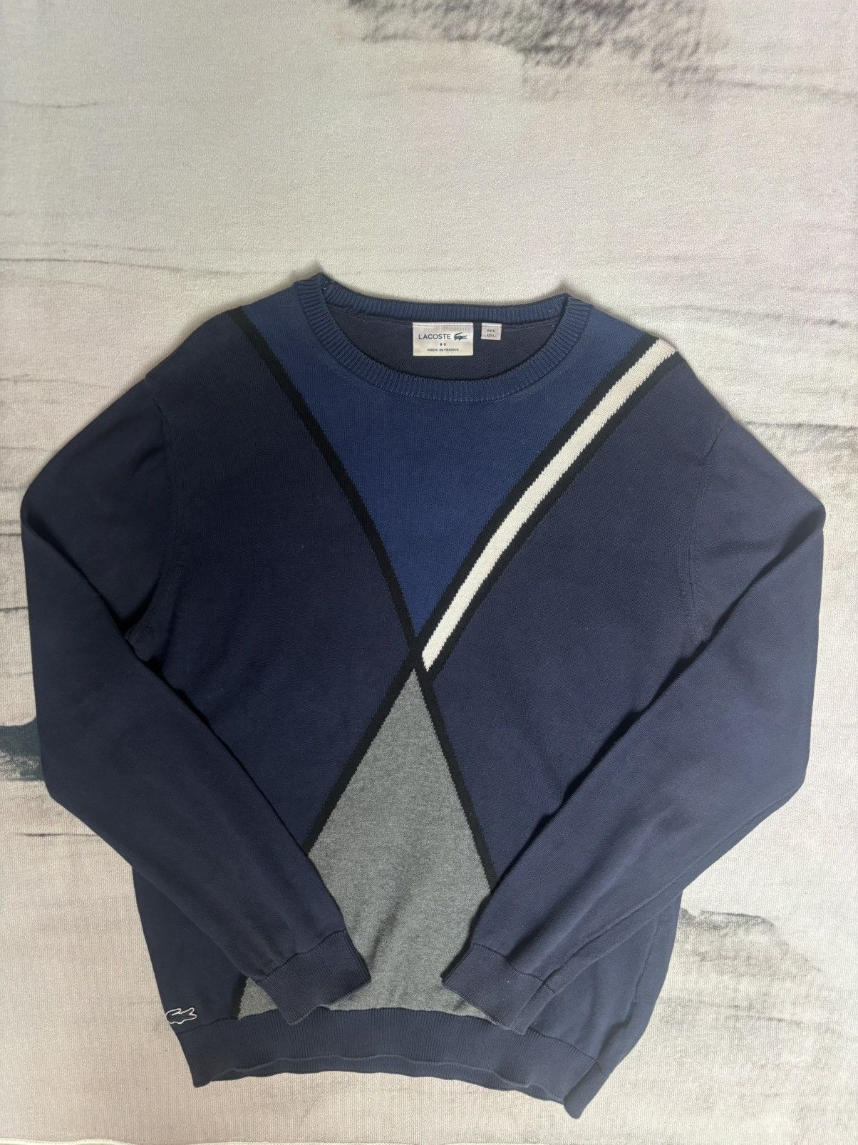 Lacoste Navy Lacoste knitted jumper size L Size US L / EU 52-54 / 3 - 4 Thumbnail