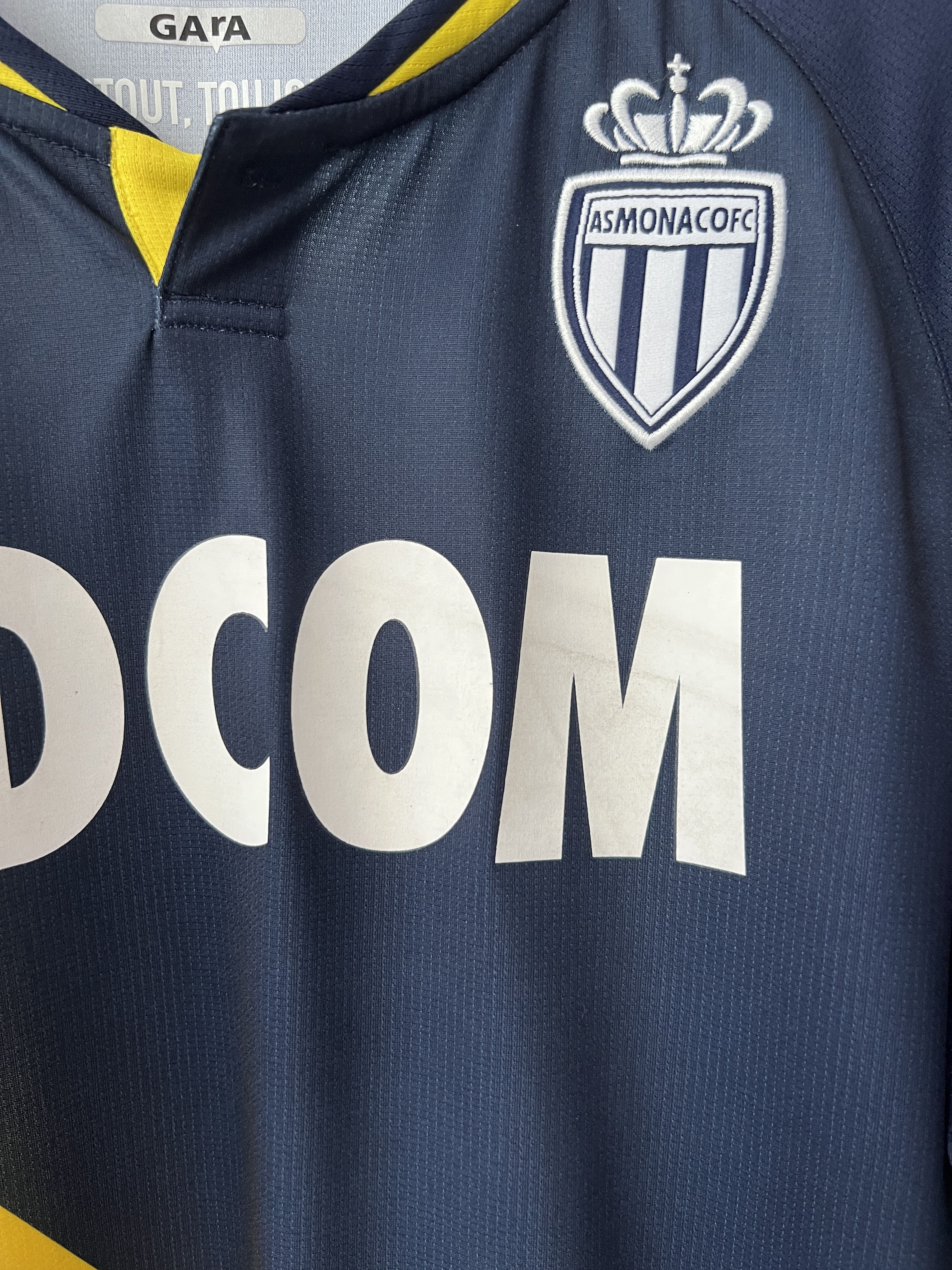 Kappa (XL fits L) AS Monaco 2020-21 Away Kit Volland #31 (NEW) Size US XL / EU 56 / 4 - 7 Thumbnail