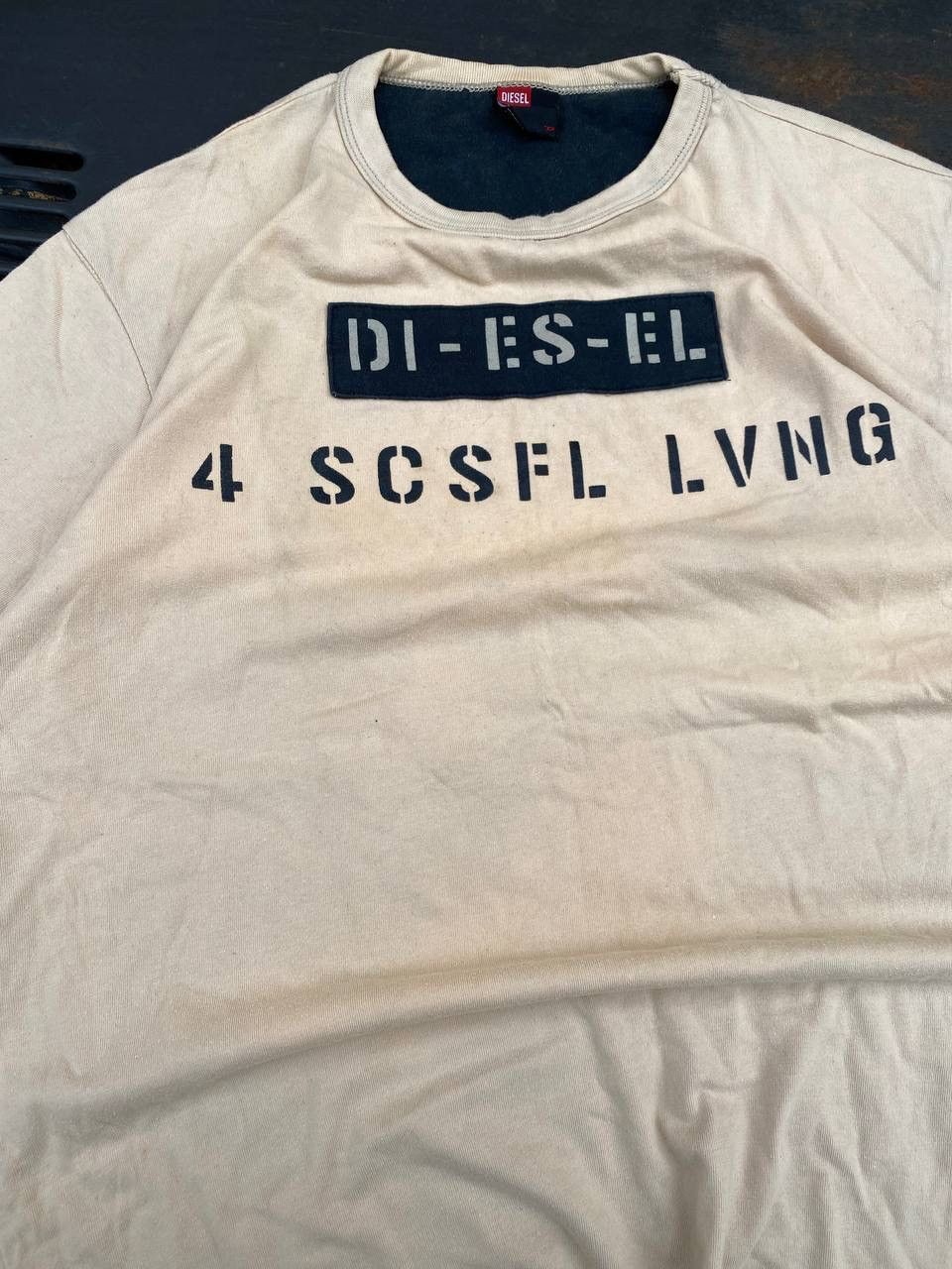 Diesel × Japanese Brand Diesel vintage distressed denim t shirt Size US L / EU 52-54 / 3 - 5 Thumbnail