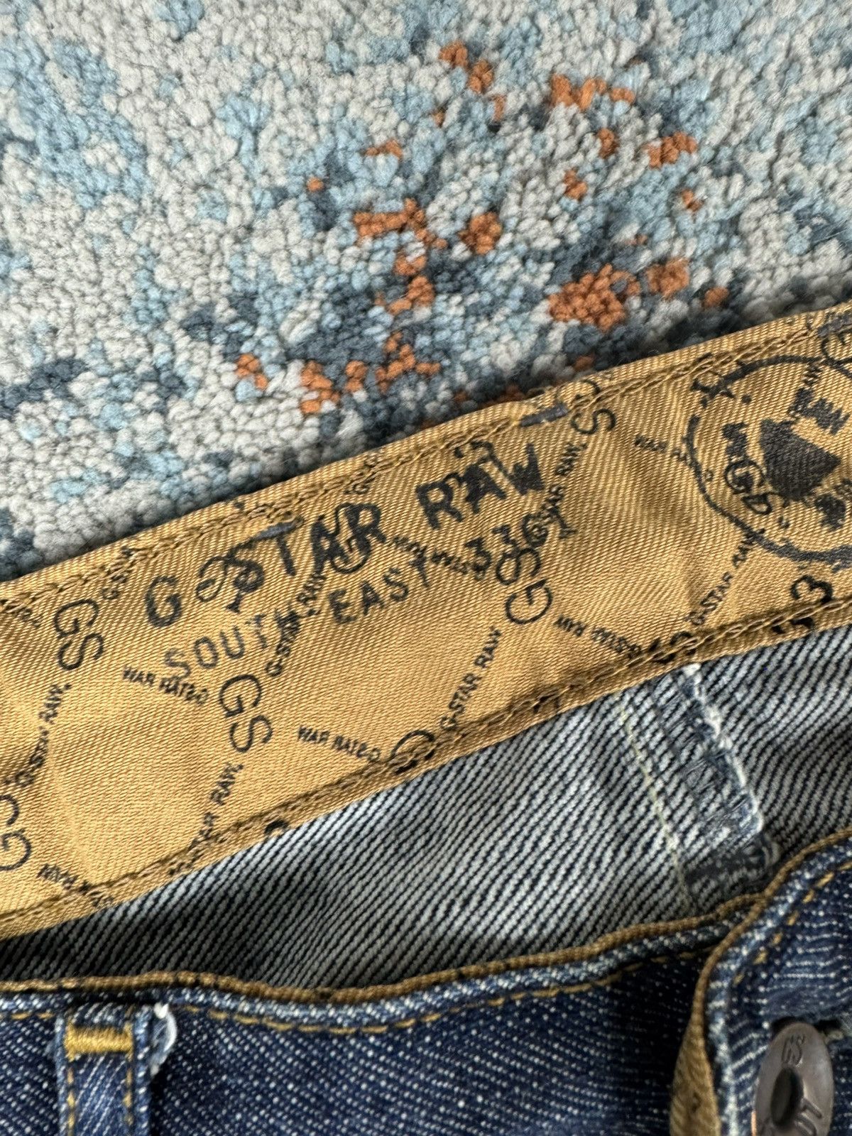 G-Star × Japanese Brand Vintage Y2K G-Star RAW radar biker denim jeans Size US 31 - 18 Thumbnail