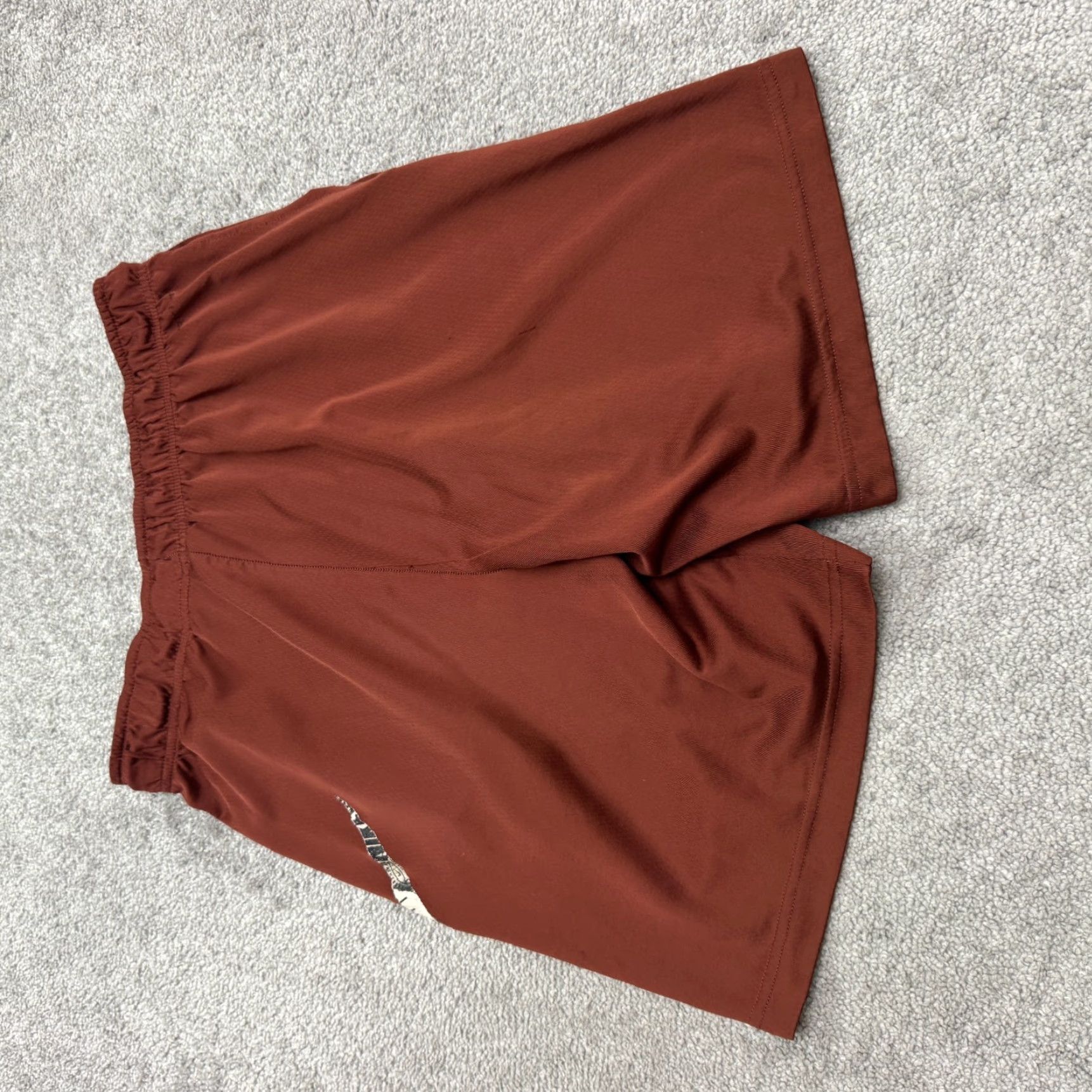 Nike Nike Dri-Fit Athletic Shorts Mens Big & Tall Medium Brown Elastic Waist Pockets Sports Activewear Shorts Size US 31 - 2 Thumbnail
