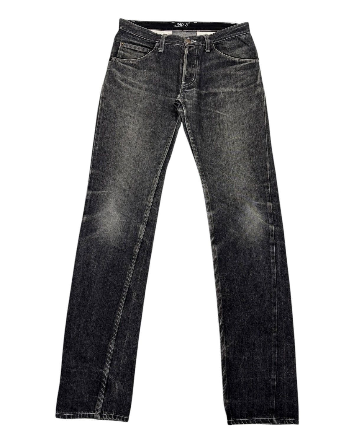 Fad Three × If Six Was Nine × Le Grande Bleu (L.G.B.) 🔥FAD_3 COLLABORATION STRAIGHT LEG BLACK DENIM JEANS Size US 32 / EU 48 - 1 Thumbnail