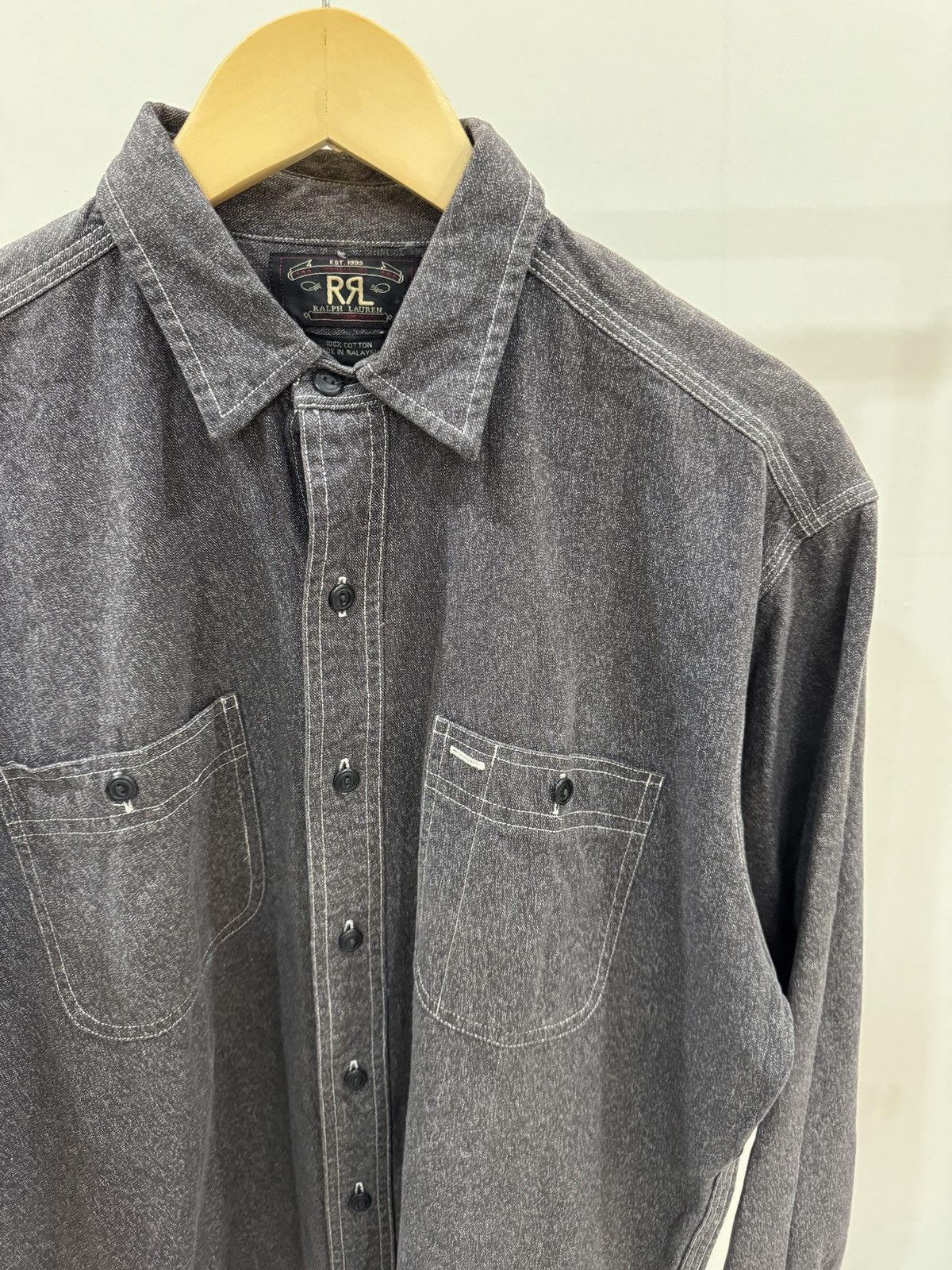 RRL Ralph Lauren Double RL Heavyweight Shirt Size US M / EU 48-50 / 2 - 3 Thumbnail