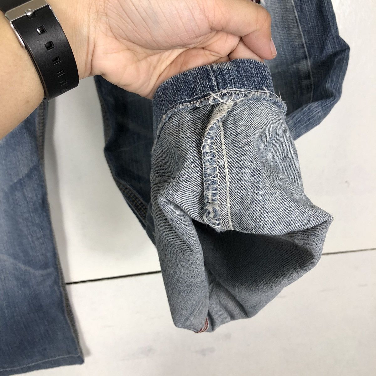 Edwin 🔥PUNK DESIGN DISTRESSED DENIM EDWIN KAPITAL DESIGN Size US 44 / EU 60 - 12 Thumbnail