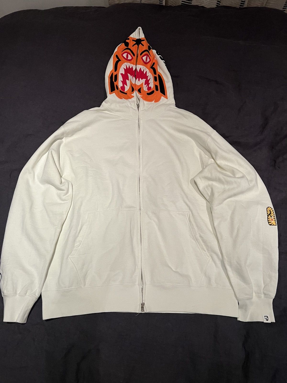 Bape Tiger Full Zip Hoodie (2006) Size US XL / EU 56 / 4 - 1 Thumbnail