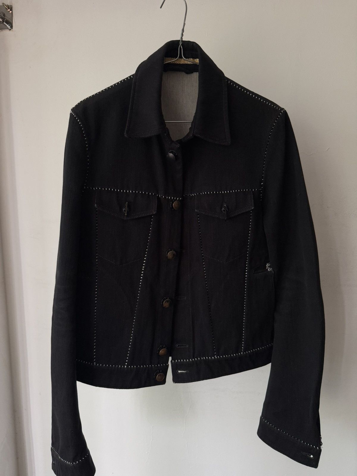 Carol Christian Poell Carol Christian Poell Overlock Dead End Denim Jacket Size US M / EU 48-50 / 2 - 3 Thumbnail