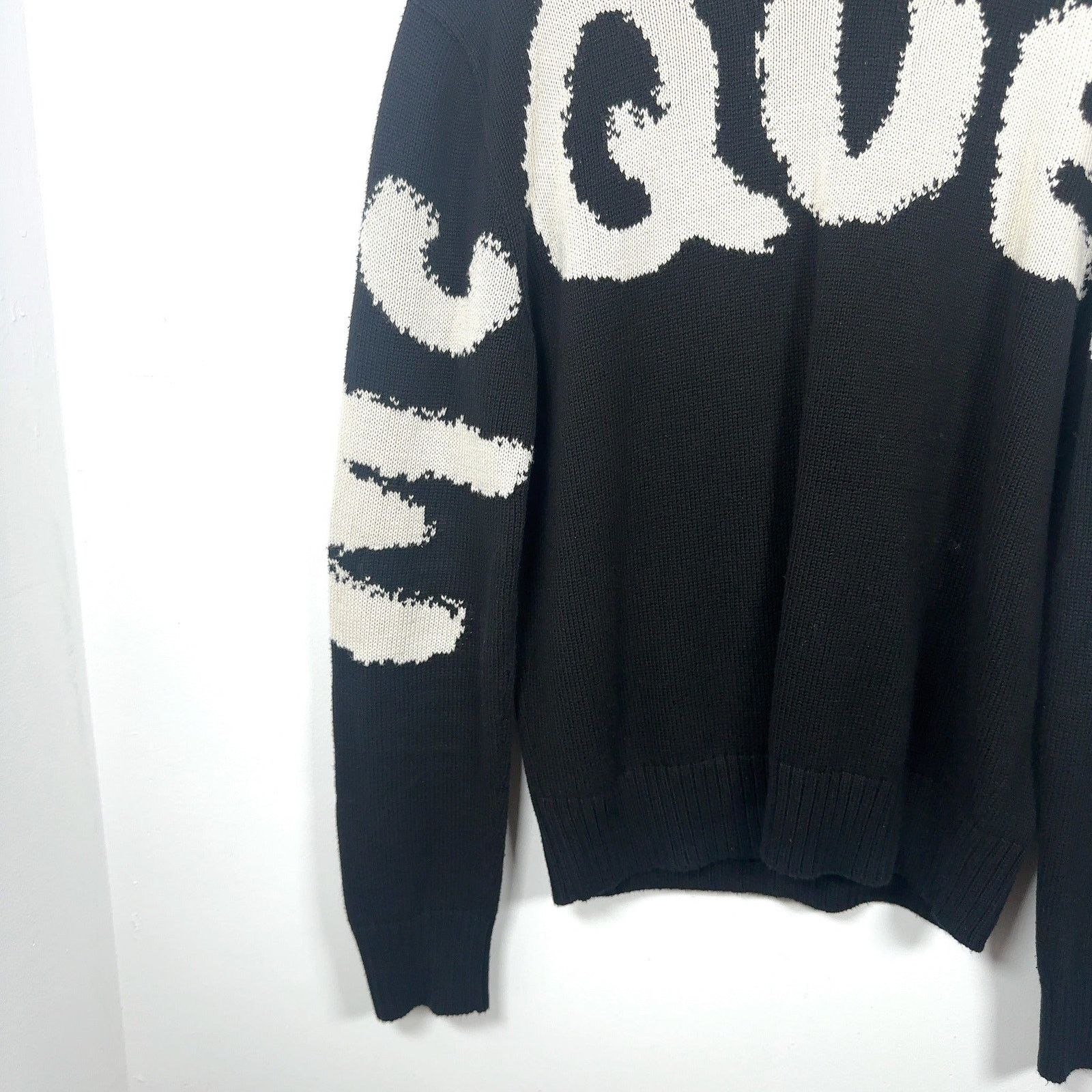 Alexander McQueen Alexander McQueen Graffiti Logo Knit Sweater Size US M / EU 48-50 / 2 - 3 Thumbnail