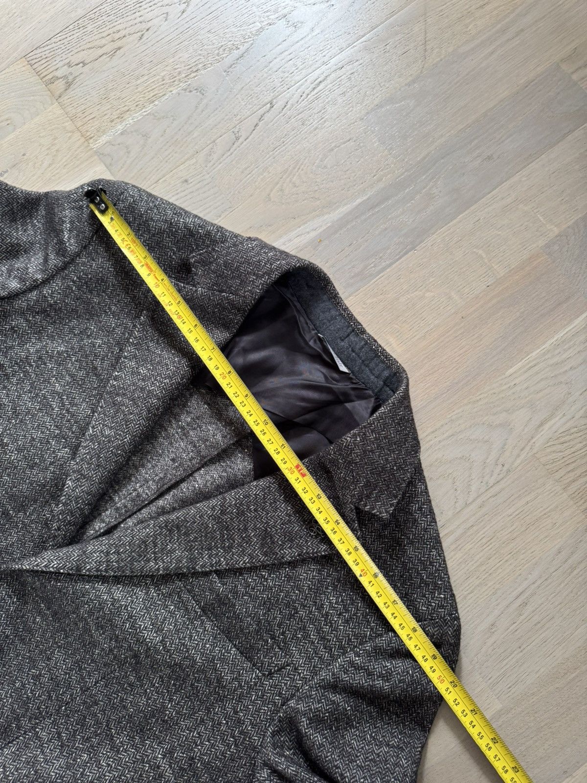 Canali CANALI blazer Sz 52 SEE REAL TAPE MEASUREMENTS IN PHOTOS!!!! Size 42R - 9 Thumbnail