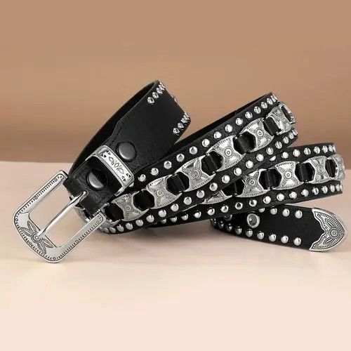 Other punk rock belt geometry pattern fashion Size ONE SIZE - 8 Thumbnail