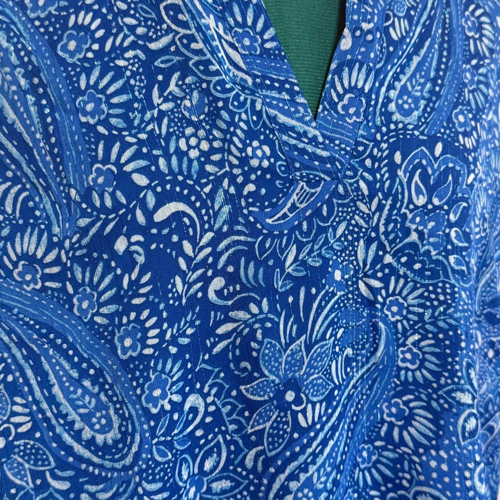 Vince Camuto Vince Camuto Paisley Blouse | Sz M, NWT Size M / US 6-8 / IT 42-44 - 3 Thumbnail