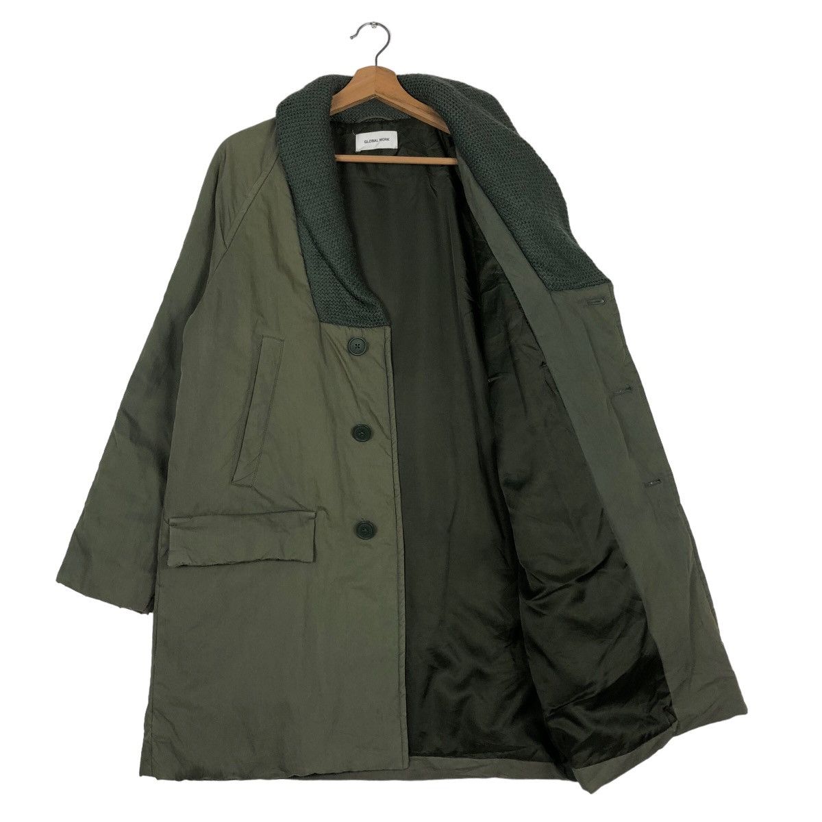 Japanese Brand 🔥Vintage Long Jacket Double Breast Global Work Issey Miyake Size US L / EU 52-54 / 3 - 11 Thumbnail