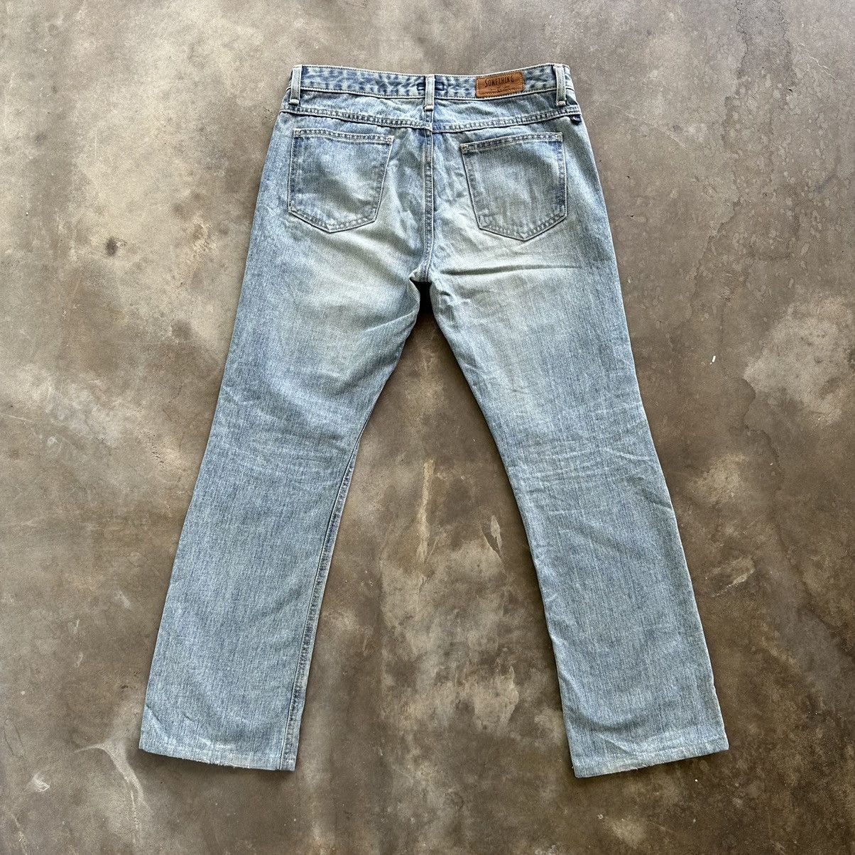 Edwin × Jean × Vintage Vintage Edwin Distress Faded Something Denim Jean Pant W31 Size US 31 - 10 Thumbnail