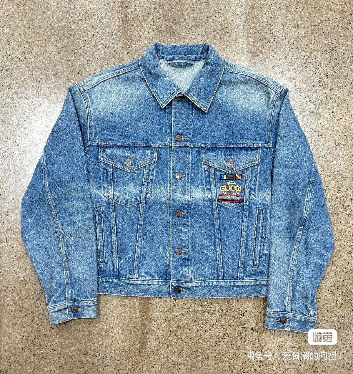 Gucci Gucci Wahsed Denim Jacket Size US L / EU 52-54 / 3 - 1 Thumbnail
