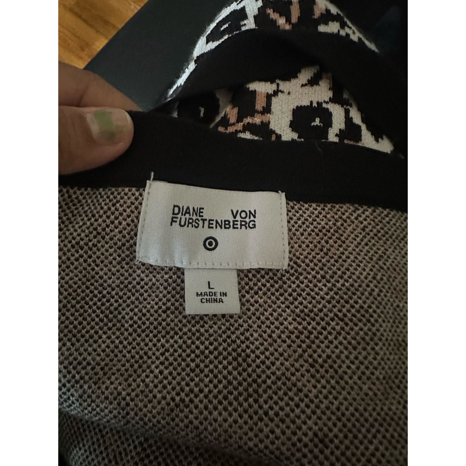 Diane von Furstenberg Diane von Furstenberg Target Halter Tie knit Midi Dress. Size L / US 10 / IT 46 - 8 Thumbnail